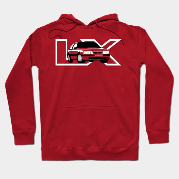 1987-90 Mustang LX Hatchback Hoodie by FoMoBro's